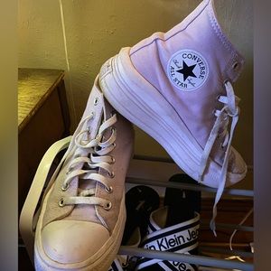 High top platform converse